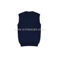 Men's Knitted Warm Vest V-neck Sweater